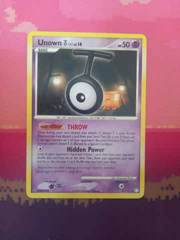 Pokemon Card Unown LV.14 Mysterious Treasures 67/123 Near Mint
