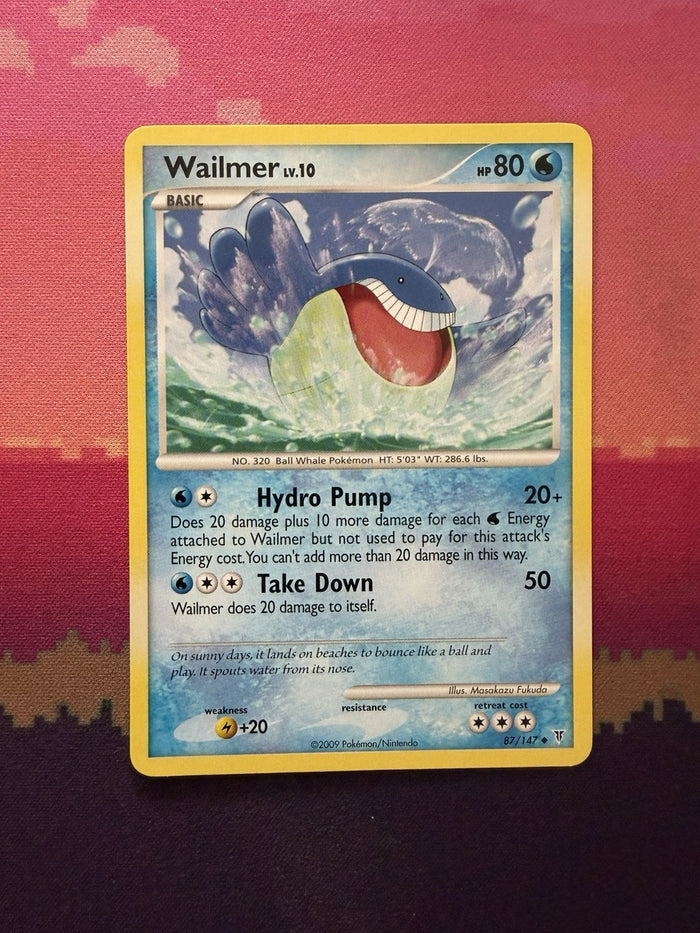 Pokemon Card Wailmer Supreme Victors 87/147  Near Mint