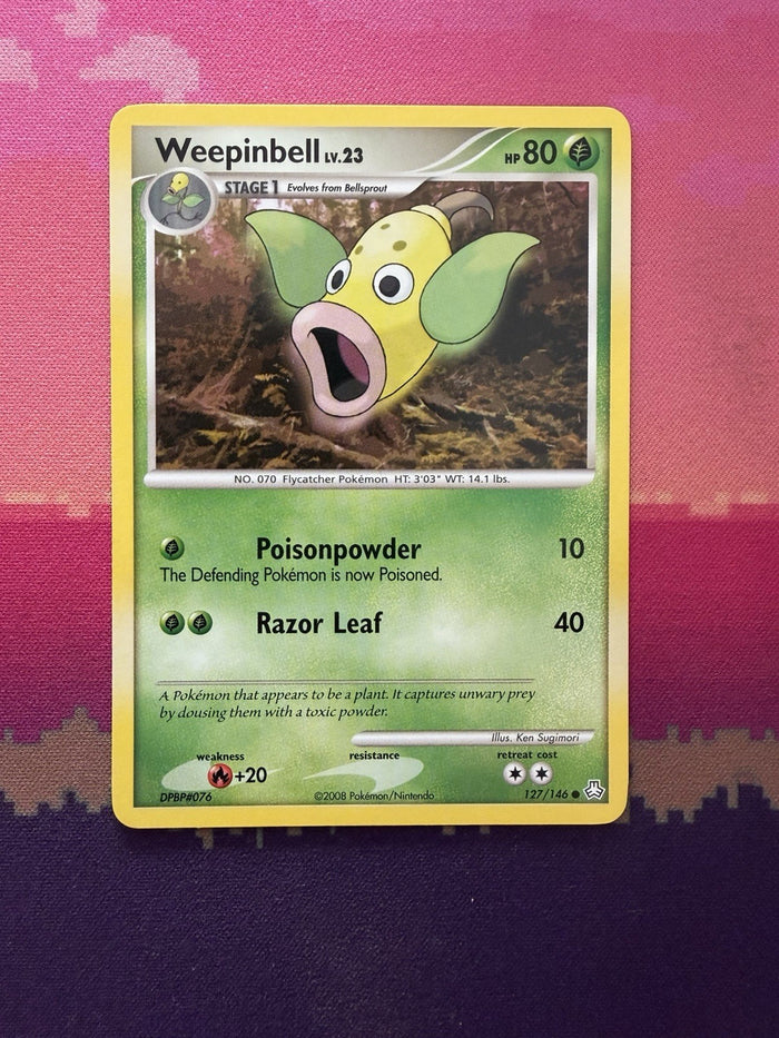 Pokemon Card Weepinbell Legends Awakened 127/146  Near Mint