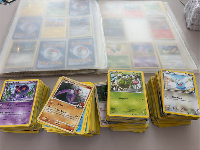 pokemon mid era bundle 500-600 Cards Bad Condition Childhood Collection