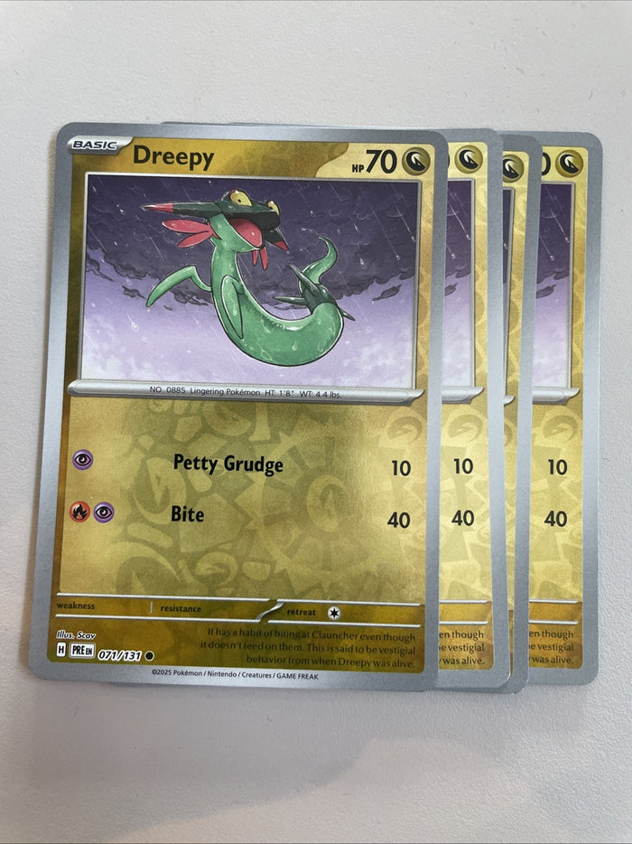 (REVERSE HOLO) Dreepy - 071/131 - Prismatic Evolutions - Playset