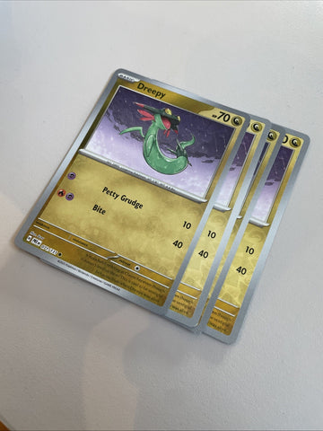 (REVERSE HOLO) Dreepy - 071/131 - Prismatic Evolutions - Playset (back)