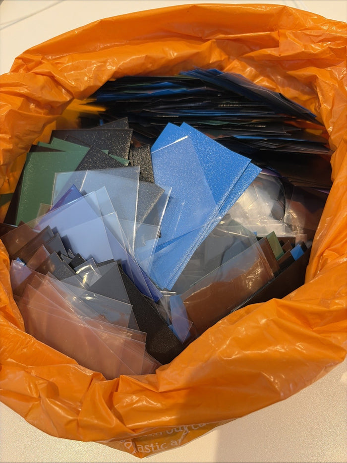 YUGIOH 1000+ Bag of Sleeves Joblot