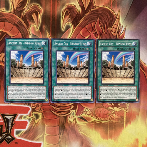 RYMP-EN053 x3 Ancient City - Rainbow Ruins Common Yugioh Card 1st Edition