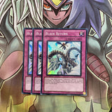 DP11-EN030 x3 Black Return Super Rare Excellent Condition Yugioh