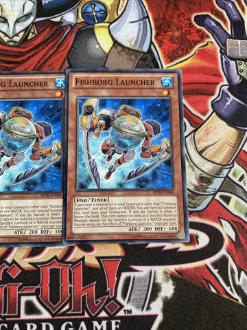 ABYR-EN096 x3 Fishborg Launcher Yugioh Playset (back)