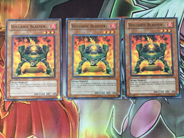 FOTB-EN011 Yugioh 3x Volcanic Blaster (Mixed)