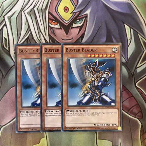 SDMY-EN012 x3 Buster Blader Common Excellent Condition Yugioh