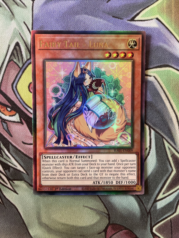 RA01-EN009 Fairy Tail - Luna New Ultimate Rare NM 1st Edition Yugioh Card