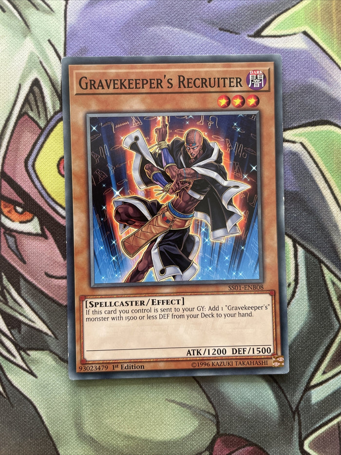 SS01-ENB08 Gravekeeper's Recruiter Speed Duel 1st Edition NM Yugioh Card