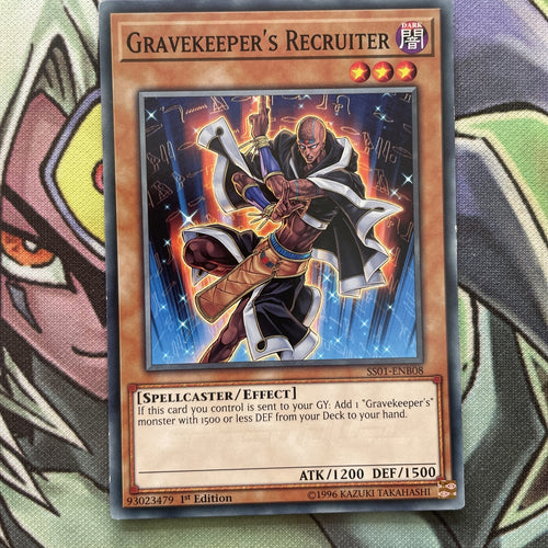 SS01-ENB08 Gravekeeper's Recruiter Speed Duel 1st Edition NM Yugioh Card