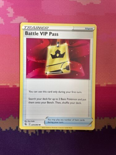 Pokemon Card Battle VIP Pass Fusion Strike Uncommon 225/264 Near Mint