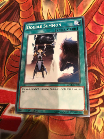 SDGR-EN026 DOUBLE SUMMON Common 1st Edition YuGiOh Card