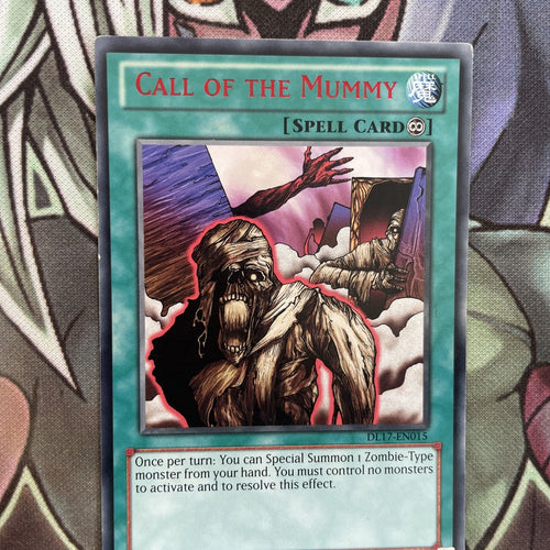 DL17-EN015 Call Of The Mummy Red Rare Unl Edition NM Yugioh Card