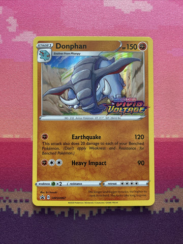 Pokemon Card Donphan Black Star Promo Vivid Voltage Near Mint