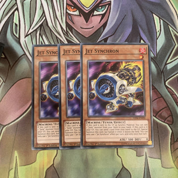 LED6-EN030 x3 Jet Synchron Common Excellent Condition Yugioh