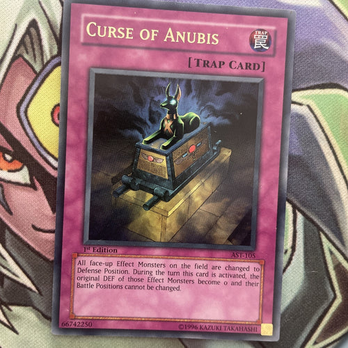 AST-105 Curse Of Anubis Ultra Rare 1st Edition NM Yugioh Card
