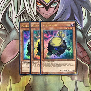 DRL3-EN042 x3 Kuribandit Ultra Rare Excellent Condition Yugioh