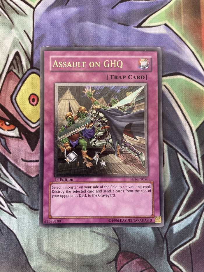 FET-EN056 Assault On GHQ Ultimate Rare 1st Edition NM Yugioh Card