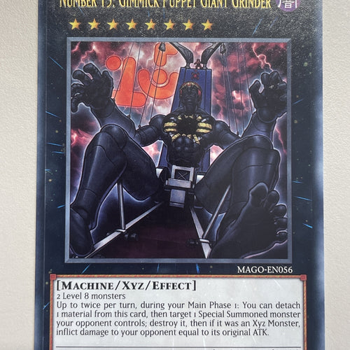 MAGO-EN056 Yugioh Number 15: Gimmick Puppet Giant Grinder Rare 1st  Nr Mint