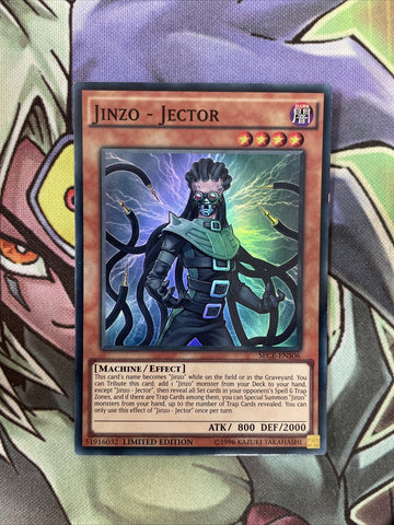 SECE-ENS06 Jinzo Jecter Super Rare 1st Edition NM Yugioh Card