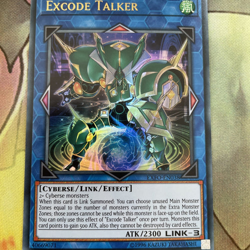EXFO-EN038 YuGiOh Excode Talker Ultra Rare