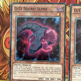 DOCS-EN012 D/D NECRO SLIME 1ST EDITION COMMON Yugioh PLAYSET 3X