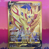 Pokemon Card Zamazenta V 212/202 Secret Rare Full Art Sword & Shield NM