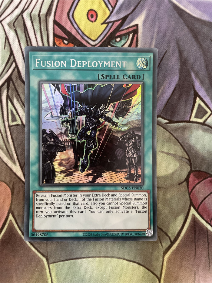 SDCS-EN030 Fusion Deployment Super Rare UNL Edition NM Yugioh