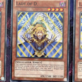 GAOV-EN036 x3 Lady of D. Common Yugioh Card 1st Edition New