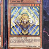 GAOV-EN036 x3 Lady of D. Common Yugioh Card 1st Edition New