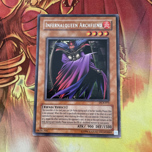 DCR-071 Infernalqueen Archfiend Silver Title Rare Yugioh Cards Unlimited