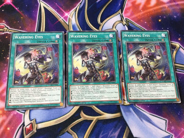 CORE-EN066 x3 Wavering Eyes COMMON MIXED EDITIONS PLAYSET Yugioh