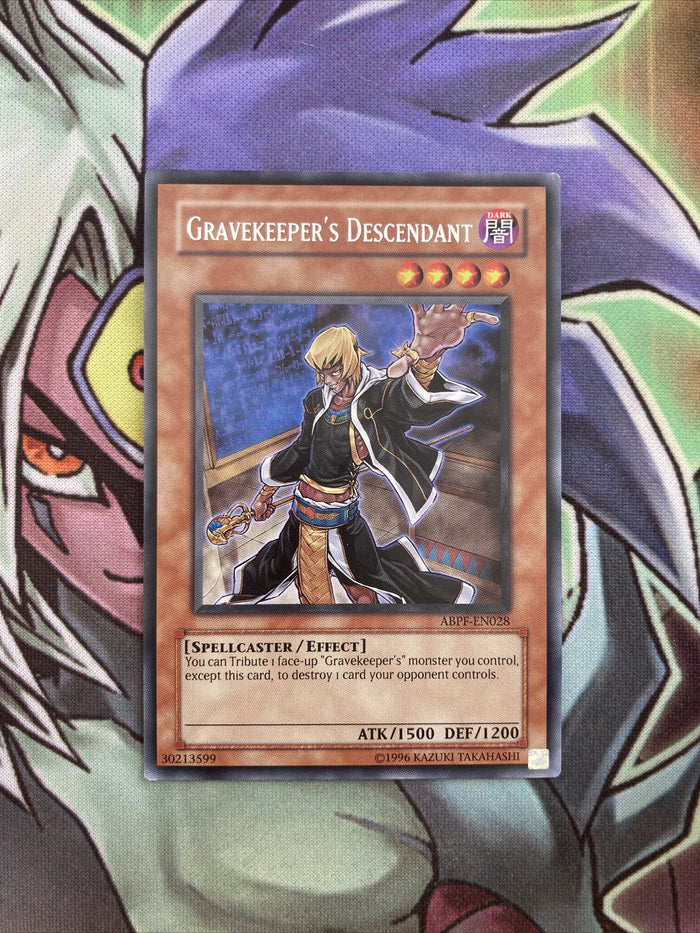 ABPF-EN028 Gravekeeper's Descendant Rare UNL Edition NM Yugioh Card