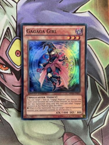 ABYR-ENSE1 Gagaga Girl Super Rare Limited Edition NM Yugioh Card