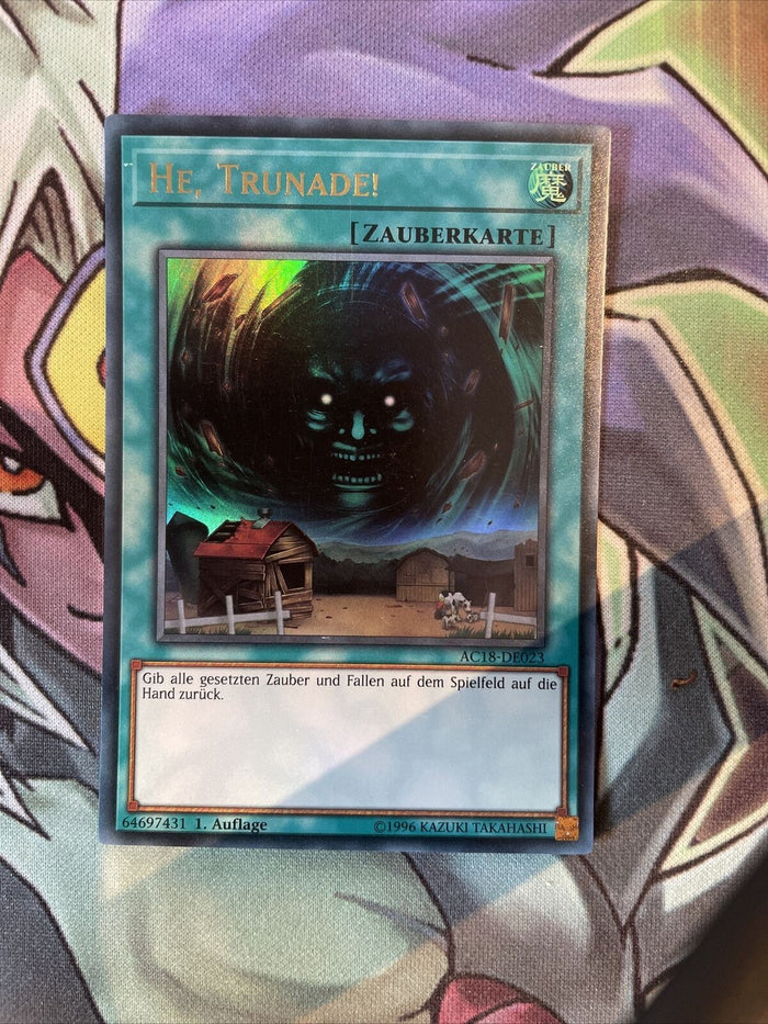 AC18-DE023 Hey, Trunade! Ultra Rare GERMAN 1st Edition NM Yugioh Card