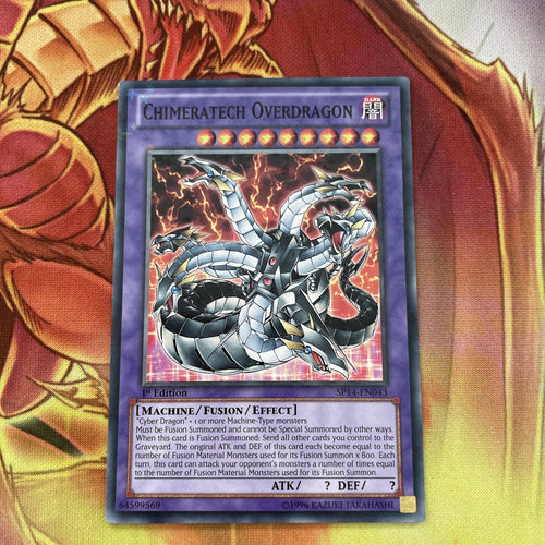 SP14-EN043 Yugioh Chimeratech overdragon 1st edition Starfoil rare