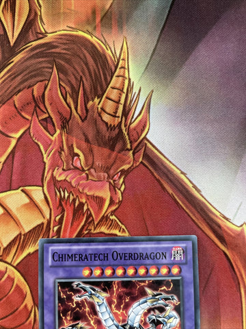 SP14-EN043 Yugioh Chimeratech overdragon 1st edition Starfoil rare (back)