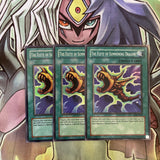 SDK-E039 x3 The Flute of Summoning Dragon Super Rare Excellent Condition Yugioh