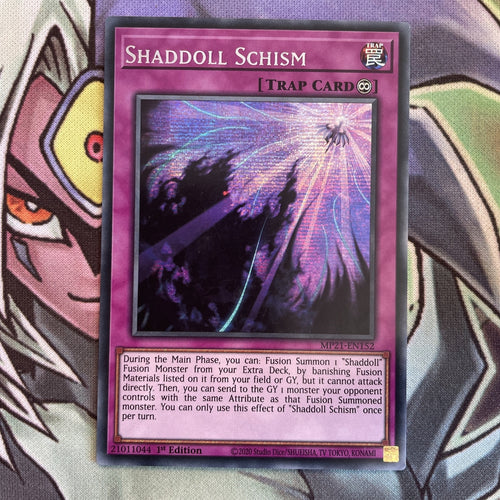 MP21-EN152 Shaddoll Schism Prismatic Secret Rare 1st Edition NM Yugioh Card