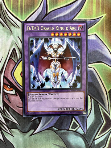 CORE-EN046 D/D/D Oracle King D'arc Rare Unlimited Edition NM Yugioh Card