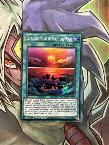 BODE-EN059 Floowandereeze And The Unexplored Winds Super Rare 1st Ed NM Yugioh