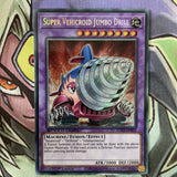 SGX2-ENB22 Super Vehicroid Jumbo Drill Secret Rare Speed Duel NM Yugioh Card