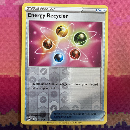 Pokemon Card Energy Recycler Battle Styles Reverse Holo 124/163 NM