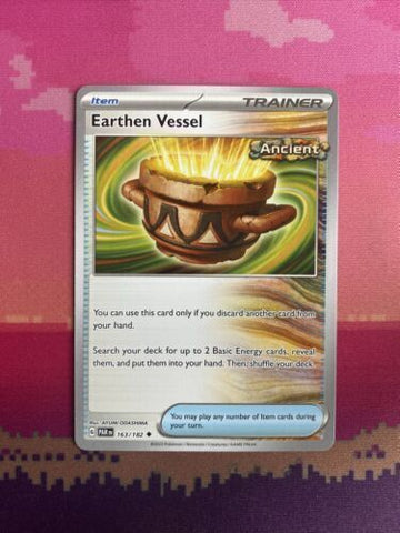 Pokemon Card Earthen Vessel Paradox Rift Uncommon 163/182 NM