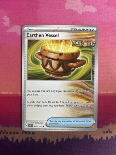 Pokemon Card Earthen Vessel Paradox Rift Uncommon 163/182 NM