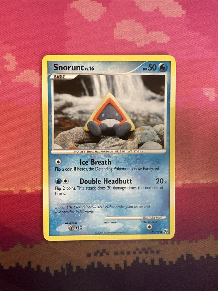 Pokemon Card Snorunt Arceus Common 75/99 Near Mint