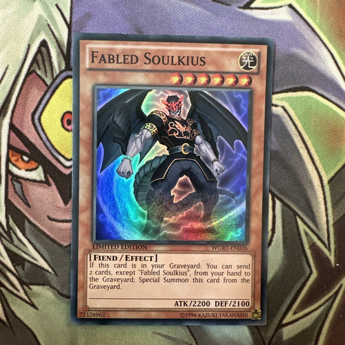 WGRT-EN036 Fabled Soulkius Super Rare Limited Edition NM Yugioh Card