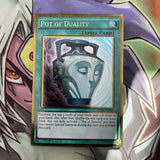 PGL2-EN055 Pot Of Duality Gold Rare 1st Edition NM Yugioh Card