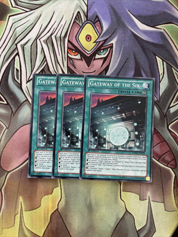 SDWA-EN029 x3 Gateway of the Six Common Excellent Condition Yugioh